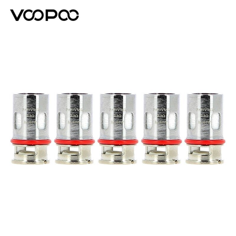 Les résistances de remplacement Voopoo pour le stylo vape Voopoo sont également compatibles avec les Résistances Voopoo - PNP.