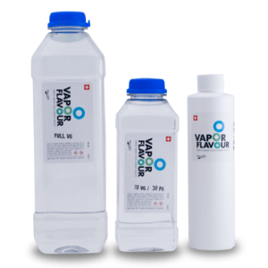 Une bouteille d'eau Vapor Flavor - Base 50PG/50VG.