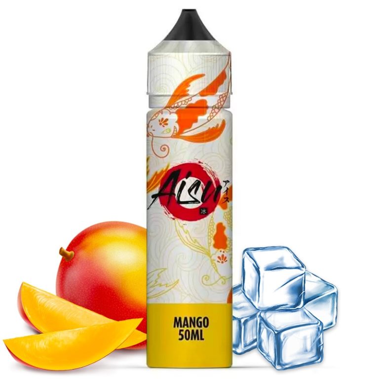 Aisu - E-Liquide Mangue avec des glaçons réfrigérés.