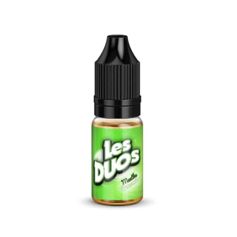 Une bouteille de Revolute - Concentré Les Duos Menthe Concombre 10ml sur fond blanc.