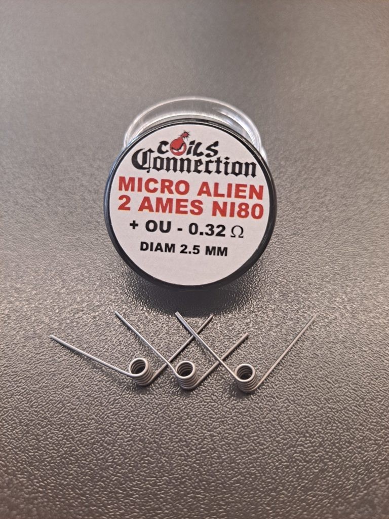 Un paquet de Coil Connection - Micro Alien Coils avec connexion de bobine.