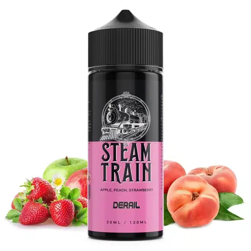 Steam Train - Derail 100 ML E-Liquide est un mélange de saveurs haut de gamme, produisant une vapeur riche et satisfaisante. Avec l'essence d'un véritable train à vapeur roulant à travers la campagne, cet e-liquide tient ses promesses.