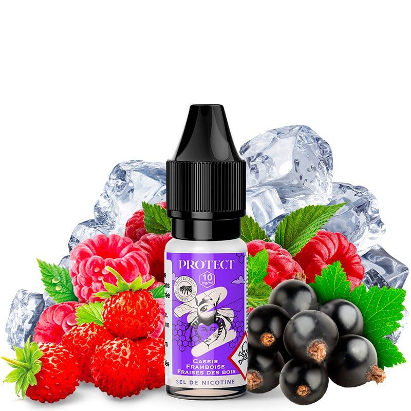 Protect Cassis Framboise Fraises des Bois 10 ml E-Liquide