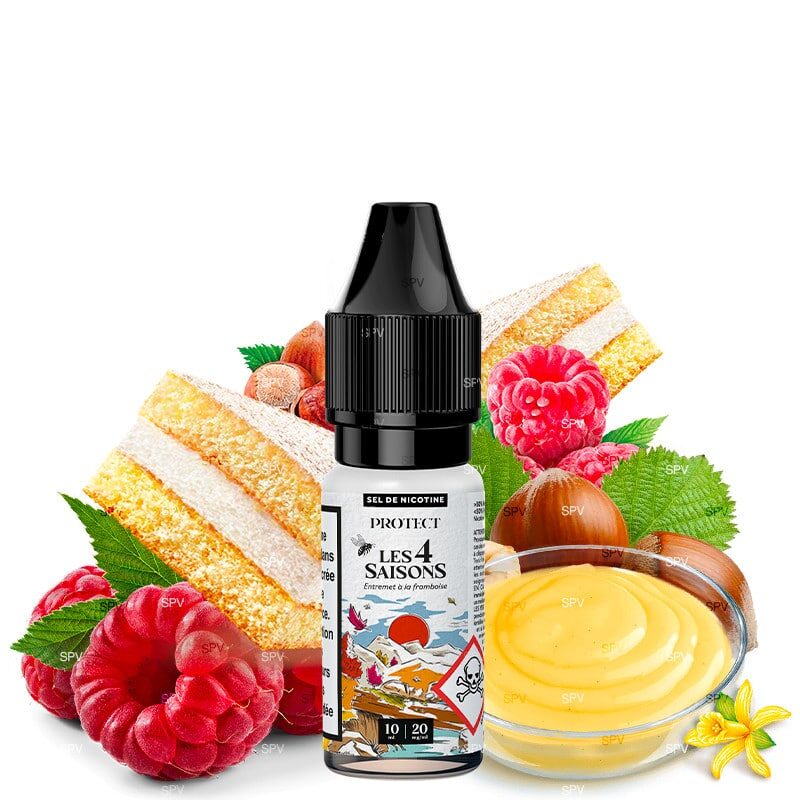 Protect Les 4 Saisons Automne - Entremet Framboise 10 ml E-Liquide