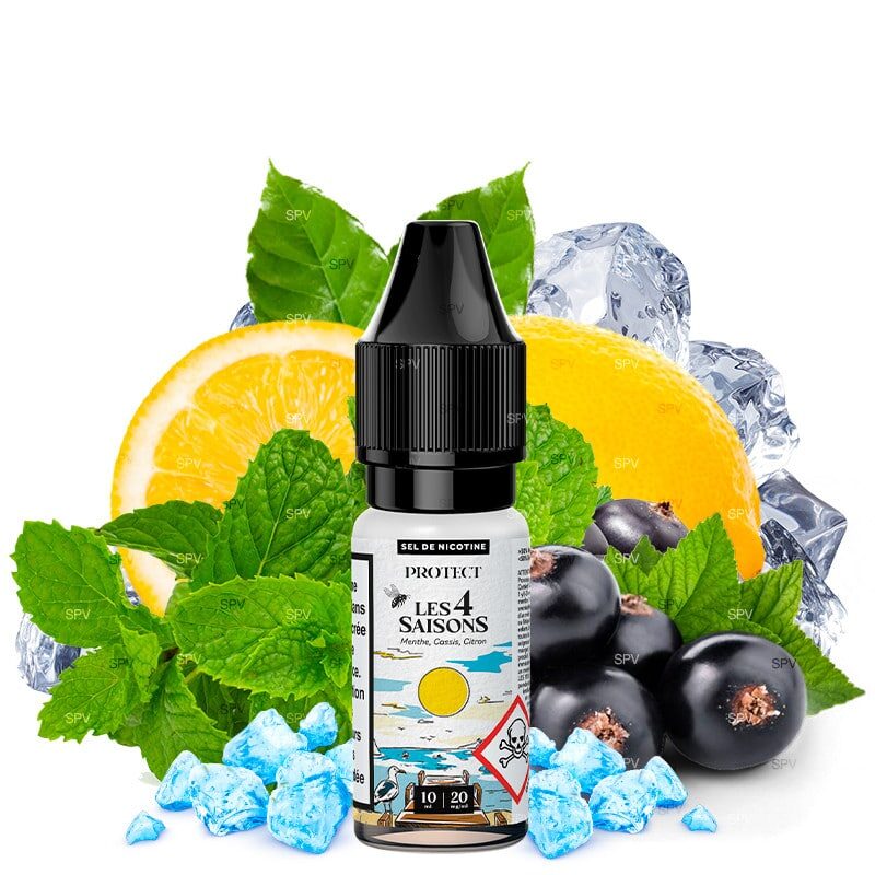 Protect Les 4 Saisons Été - Menthe Cassis Citron 10 ml E-Liquide