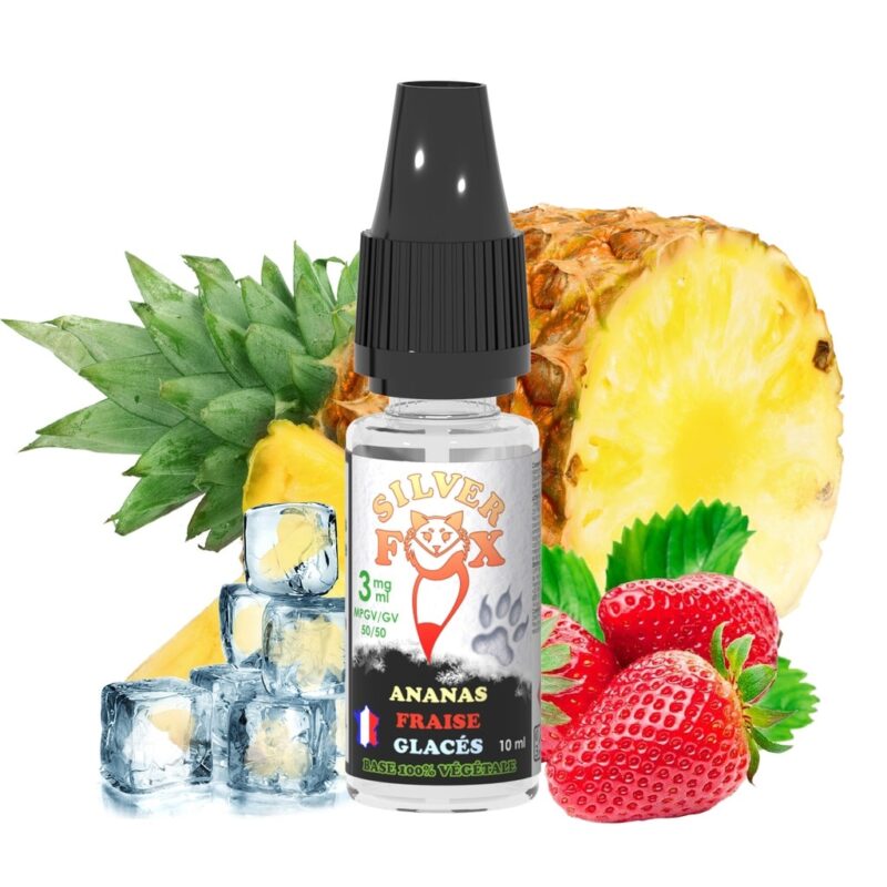 Vaping In Paris Silver Fox - Ananas Fraise 10 ML E-Liquide