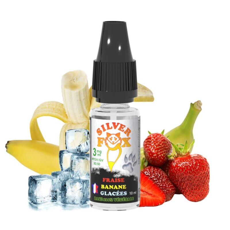 Vaping In Paris Silver Fox - Fraise Banane 10 ML E-Liquide