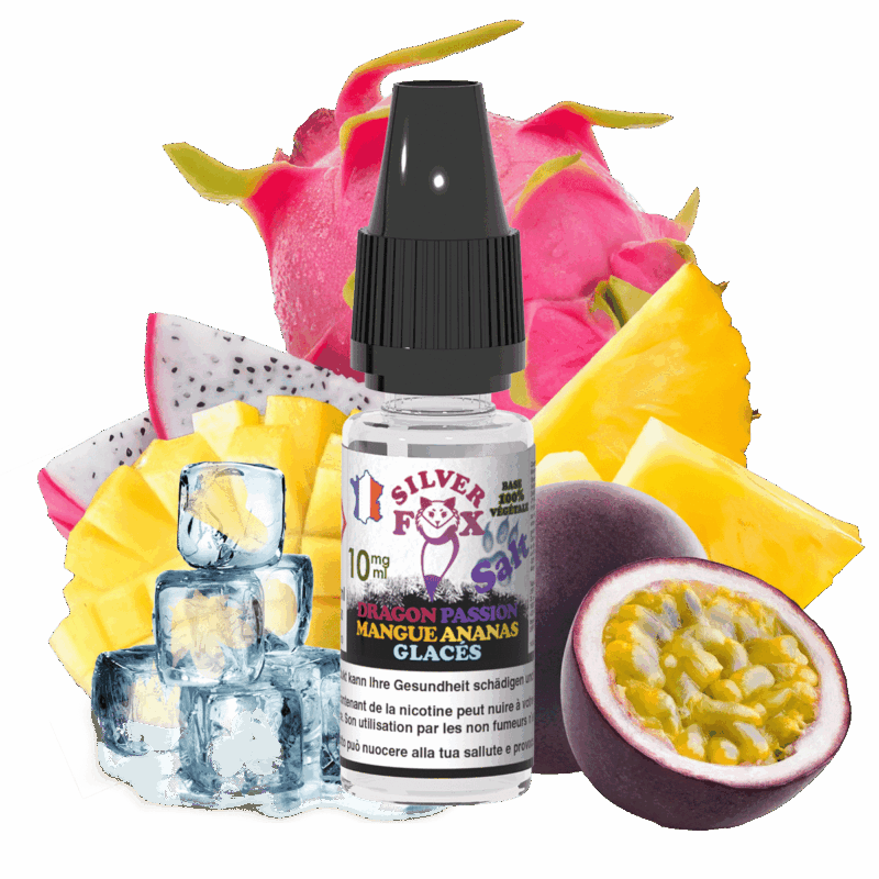 Vaping In Paris Silver Fox - Dragon Passion SELS 10 ML E-Liquide