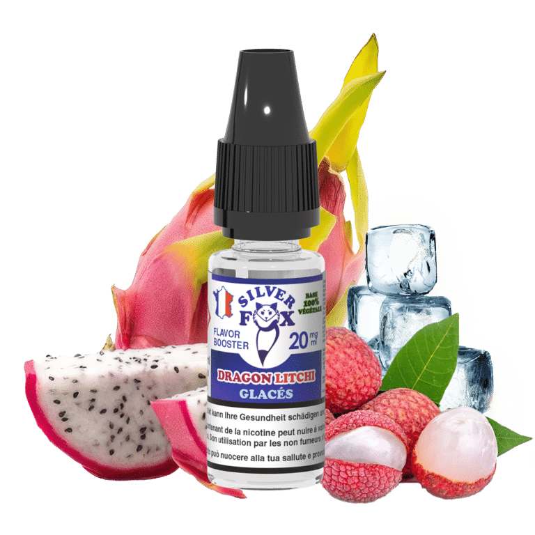 Vaping in Paris Booster Flavor Silver Fox Dragon Litchi 20 mg