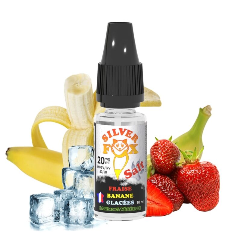 Vaping In Paris Silver Fox - Fraise Banane SELS 10 ML E-Liquide
