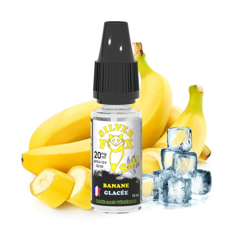 Vaping In Paris Silver Fox - Banane Glacée SELS 10 ML E-Liquide