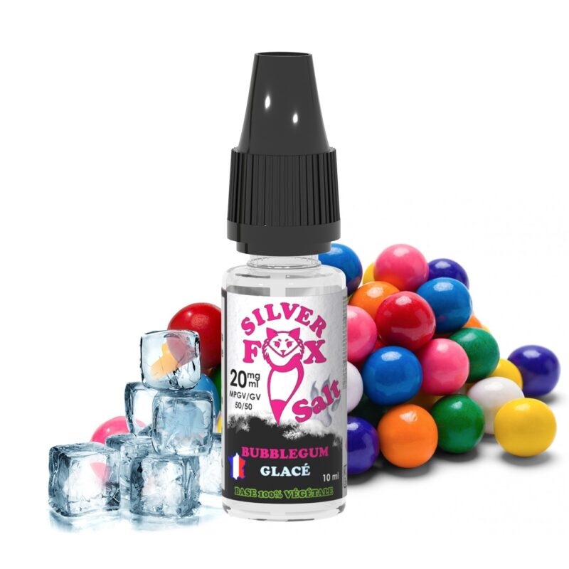 Vaping In Paris Silver Fox - Bubblegum Glacé SELS 10 ML E-Liquide