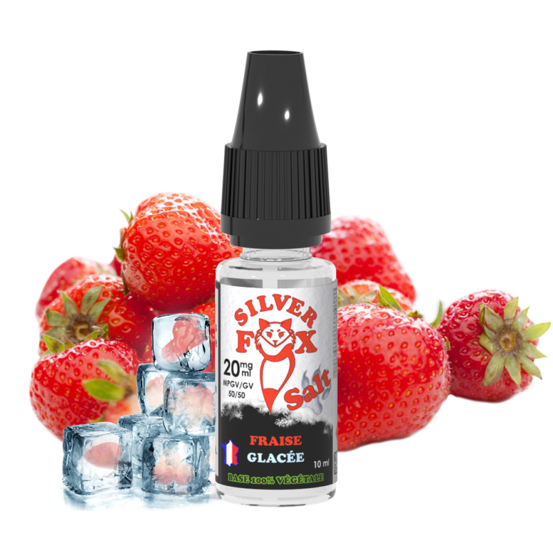 Vaping In Paris Silver Fox - Fraise Glacée SELS 10 ML E-Liquide