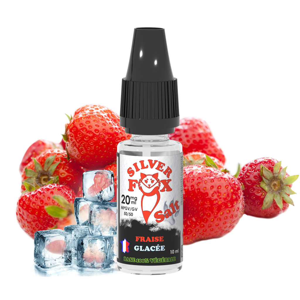 Vaping In Paris - Silver Fox - Fraise Glacée SELS 10 ml E-Liquide Vaping In Paris Silver Fox - Fraise Glacée SELS 10 ML E-Liquide