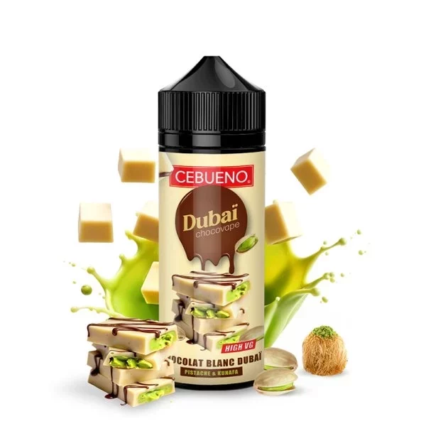 Cebueno Dubaï Chocovape White 100 ml / 120 ml E-Liquide