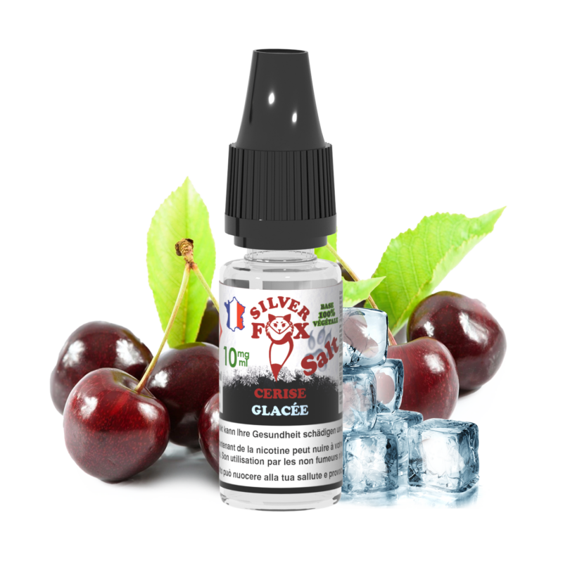 Vaping In Paris - Silver Fox - Cerise Glacée SELS 10 ml E-Liquide