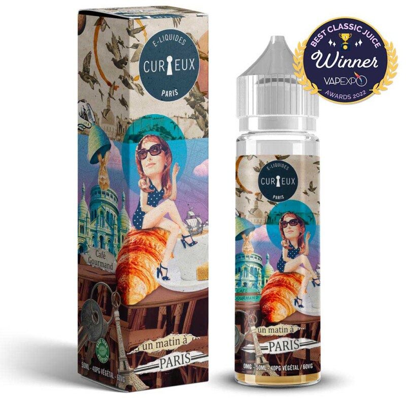 Curieux - Un Matin À Paris 50 ml / 70 ml E-liquide Curieux - Un Matin À Paris 50 ml / 70 ml E-liquide
