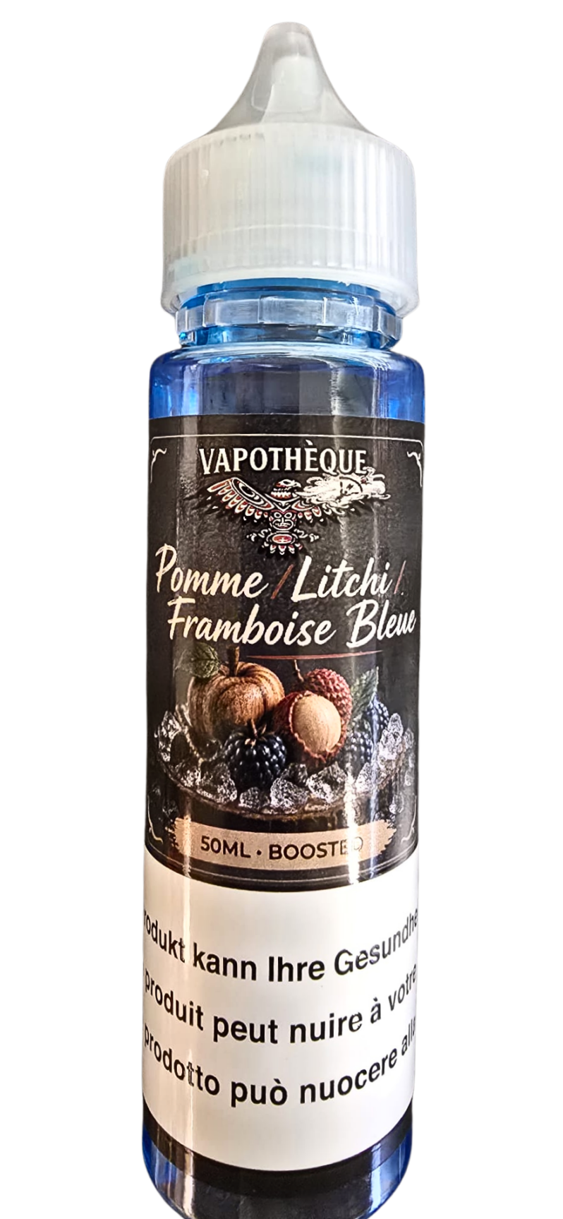 Vapothèque - Pomme Litchi Framboise Bleu 50 ml / 75 ml
