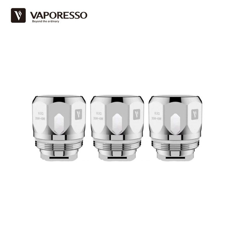 Pack de 3 résistances de vape Vaporesso - GT Core Résistances.