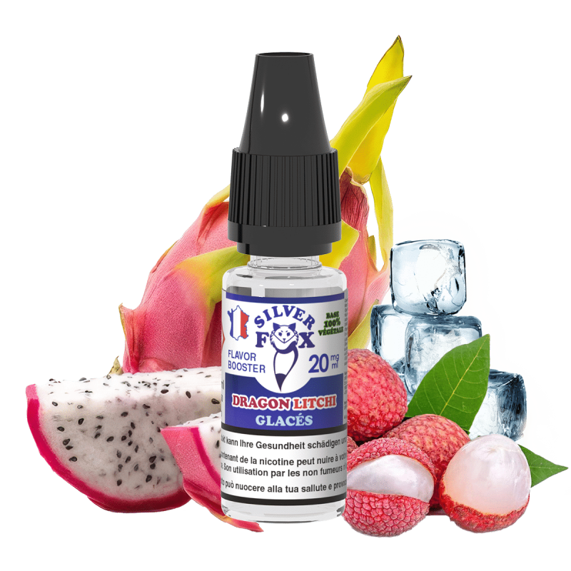 Vaping in Paris Booster Flavor Silver Fox Dragon Litchi 20 mg