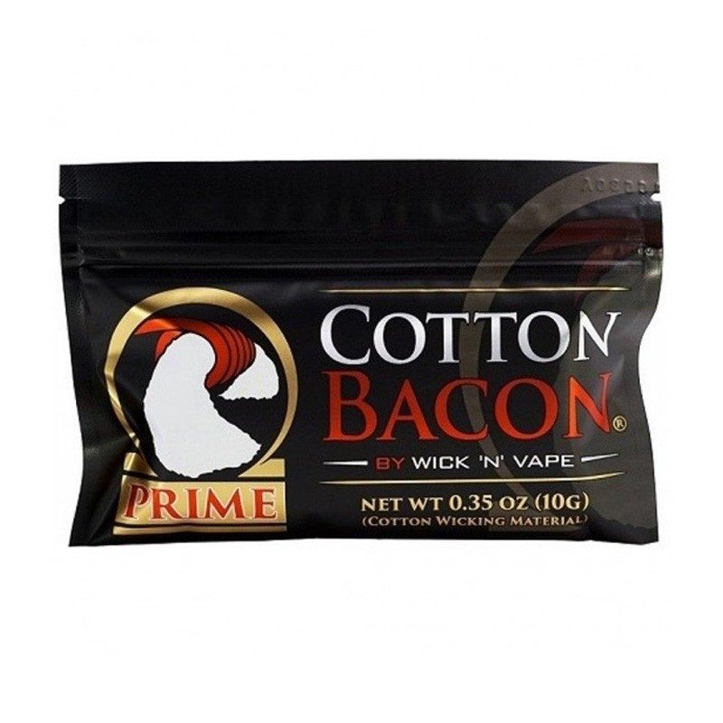 Wick'n'Vape - Cotton Bacon Prime Coton, en sachet.