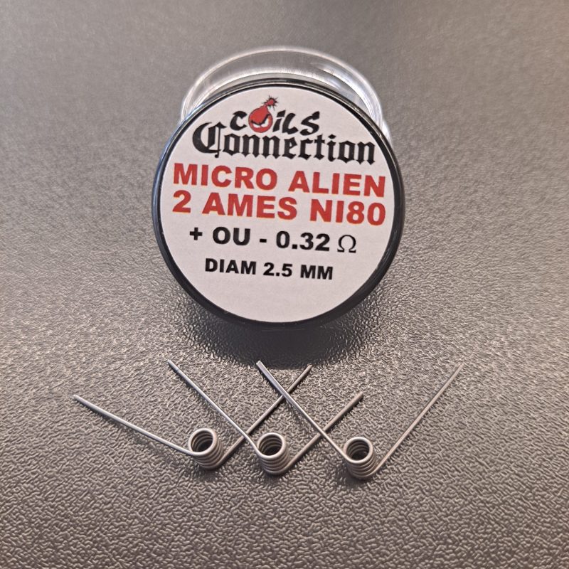 Un paquet de Coil Connection - Micro Alien Coils avec connexion de bobine.