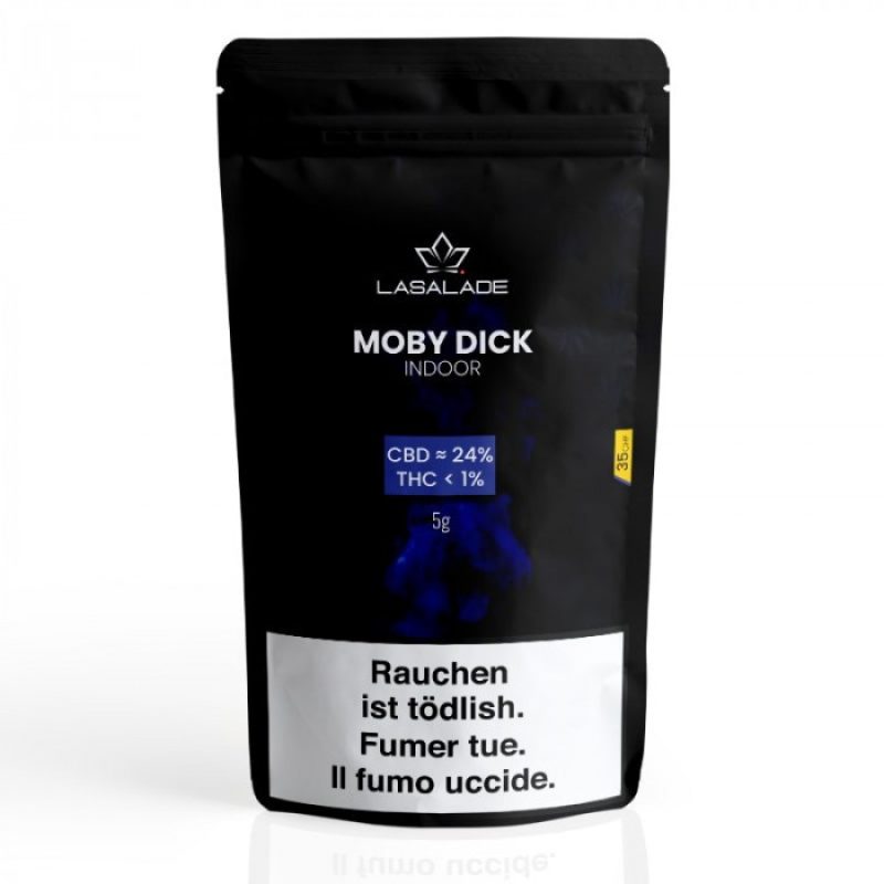 Moby Dick CBD-Blüten 5g E-Liquid.