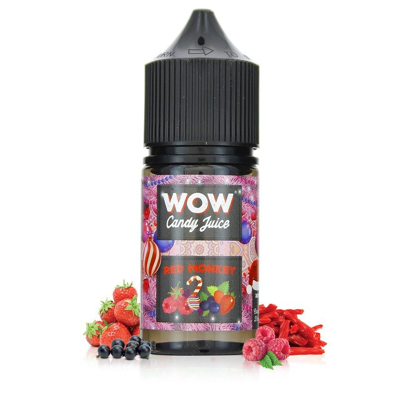 WOW – Le e-liquide Concentré Red Monkey 30 ml est un mélange exquis de saveurs fruitées qui enflammera vos papilles. Cette délicieuse concoction combine la douceur juteuse des fraises avec le piquant rafraîchissant des fruits rouges, créant